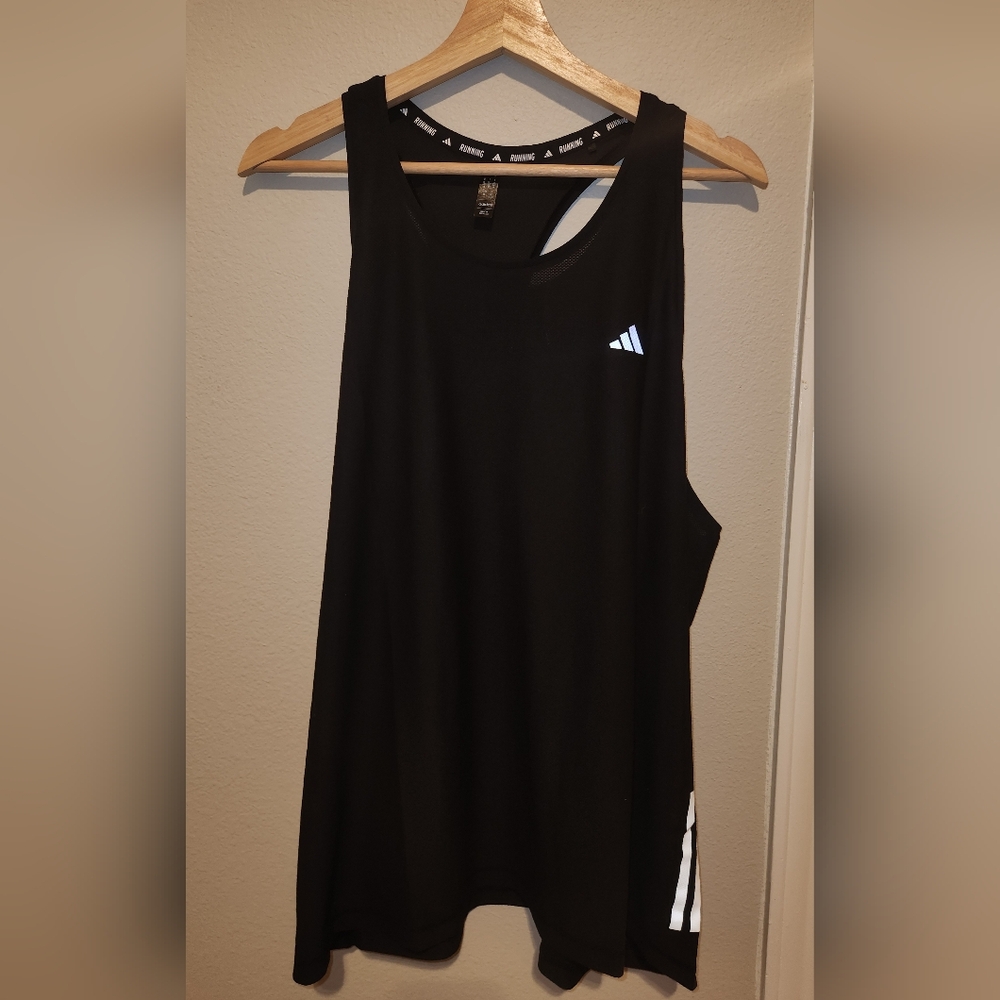 Adidas Women's Black and White Tank Top